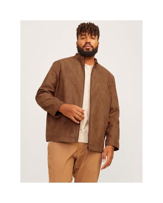 Jack & Jones Brown Jack Dylan Jacket Plus Size for men