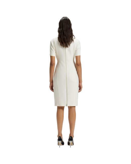 Boss White Damaisa Wrap Dress
