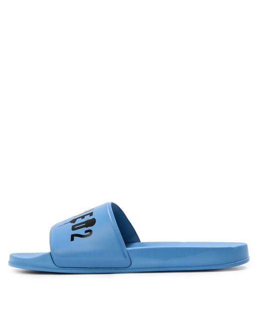 DSquared² Blue Spray Sliders for men