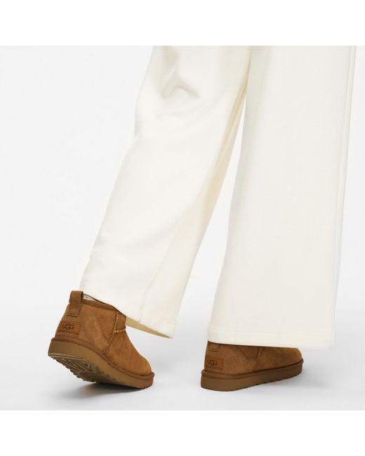 Ugg Brown Ultra Mini Snug Boots