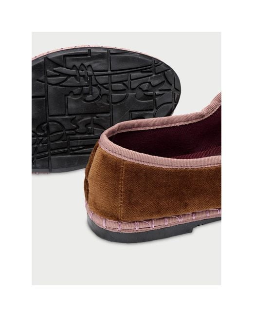Flabelus Brown Balthasar Velvet Mary Jane