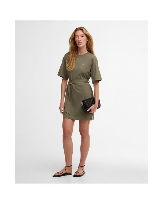 Barbour Green Uma Mini Dress