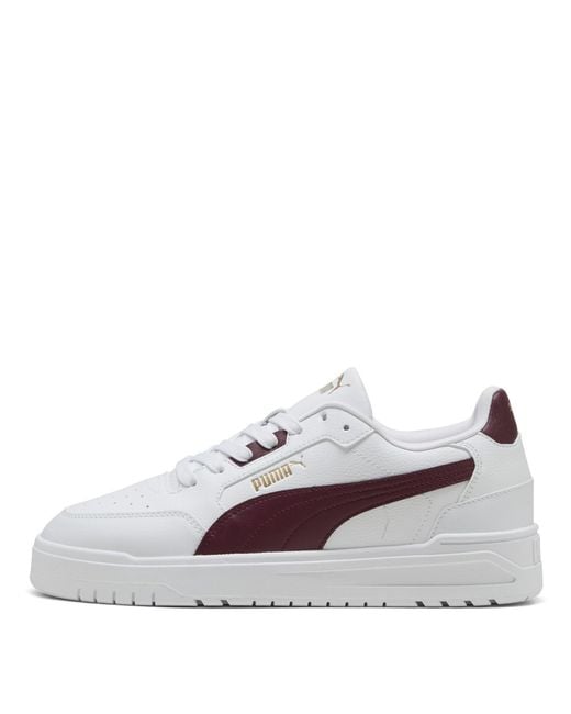 PUMA White Shuffle Downtown Low-Top Trainers for men