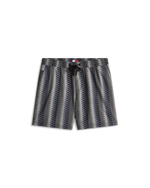 Tommy Hilfiger Gray Woven Tracksuit Shorts for men
