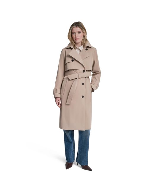 DKNY Natural Trench Coat