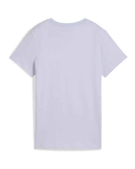 PUMA Blue Regular Fit Logo T-Shirt