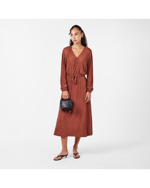 French Connection Red Tessa Jersey Dress
