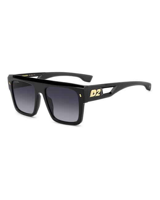 DSquared² Black Dsq Sun Rectangular Sn63 for men