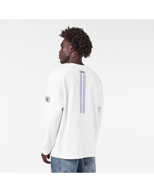 Levi's White X Oasis Long Sleeve Tee for men