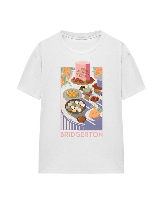 Bridgerton White Treats T Shirt