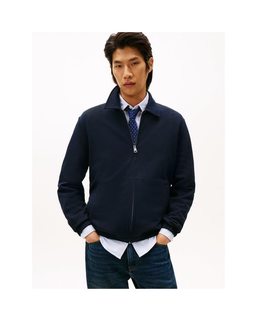 Tommy Hilfiger Blue Terry Ivy Harrington Jacket for men