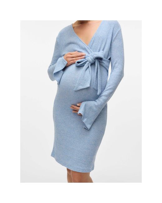Mama.licious Blue Mama Mlaniset Maxi Dress