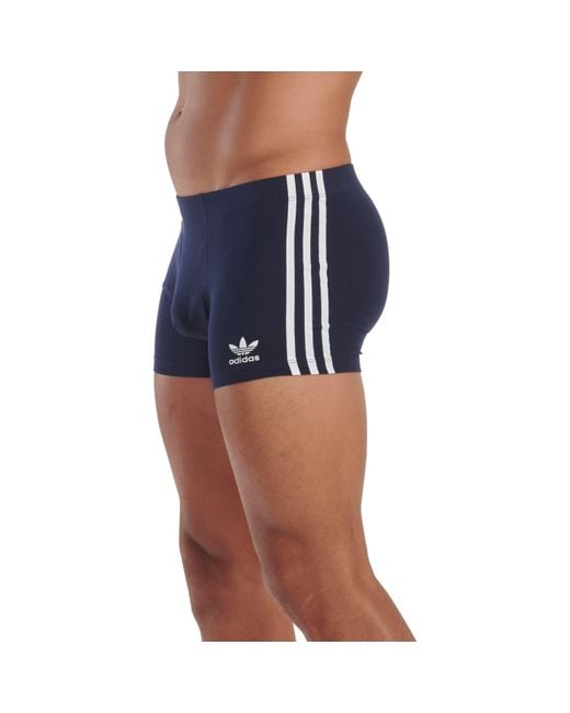 Adidas Originals White Originals 3-Pack Trunk for men