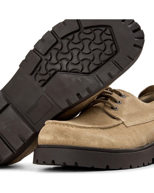 Birkenstock Natural Highwood Moc Lace Low Derby Shoes