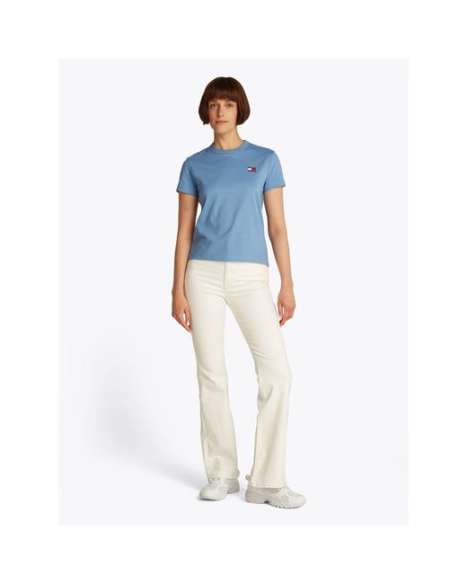 Tommy Hilfiger Blue Regular Fit Badge T-Shirt
