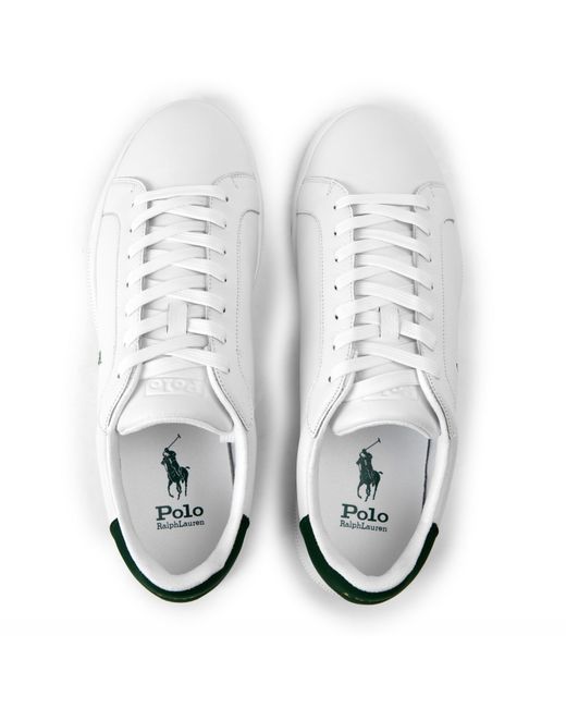 Polo Ralph Lauren White Low-Top Trainers for men