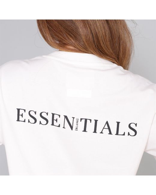 Blank Essentials Gray Blank E Core Puff Print T-Shirt Ladies