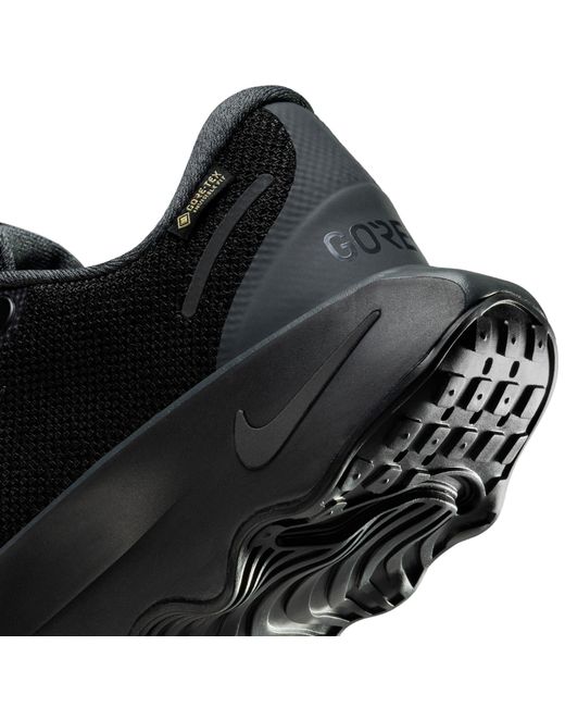 Nike Black Motiva Gore-Tex Weatherized Road Running Shoes Training