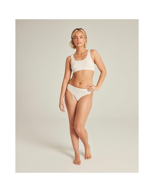 Nudea Multicolor Seamless Crop Top Tencel Seamless