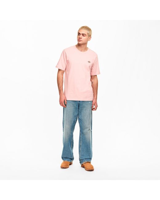 Dickies Pink Regular Fit Mapleton T-Shirt for men