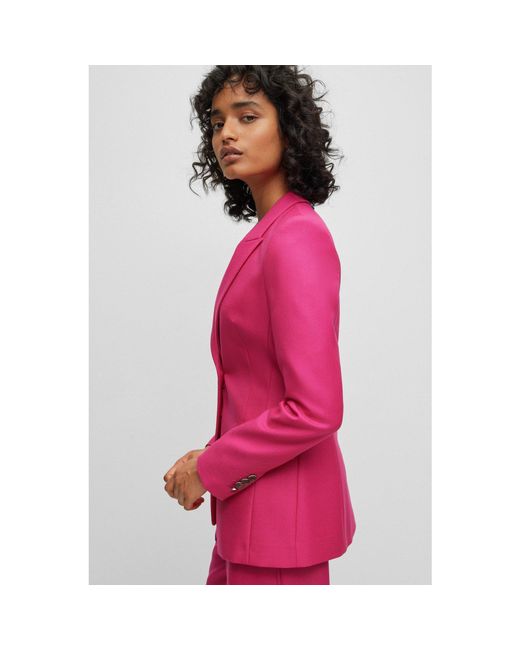 Boss Pink Juicylara2 Suit Jacket