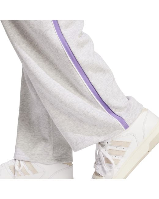 Adidas Gray Open Hem Jersey Joggers