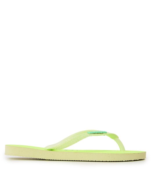 Havaianas Green Glitter Flip Flops