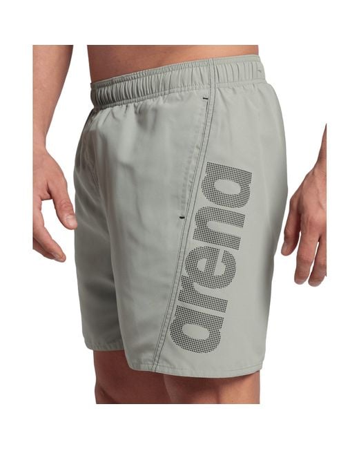 Arena Gray Fundamentals Logo R Beach Boxer for men