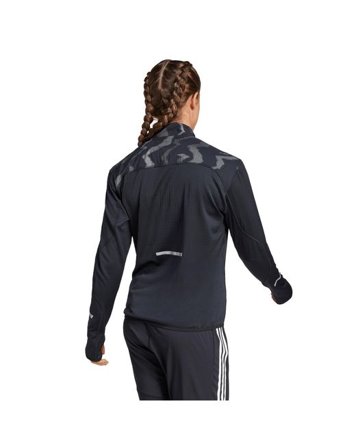 Adidas Blue Ult Hivis Performance Running Jacket