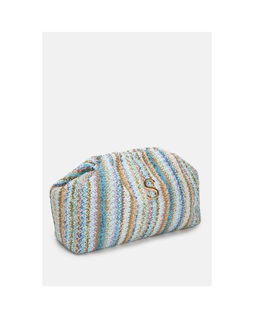 Sorena Blue Clutch Bag