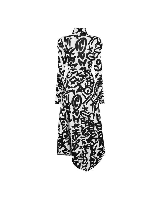 Off-White c/o Virgil Abloh Black Long Maxi Dress