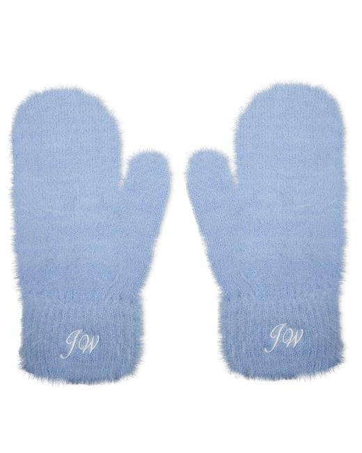 Jack Wills Blue Hat And Glove Set
