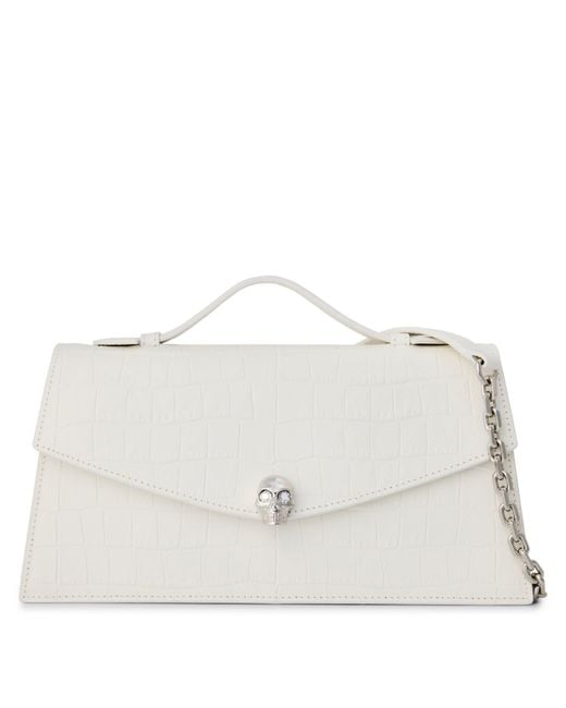 McQueen White Alex Skull T Handle Ld63