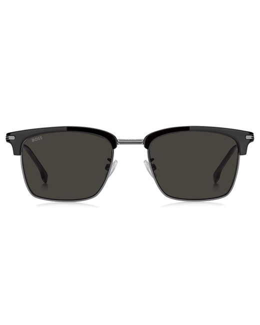 Boss Black Rectangular Sun Wayfarer Sunglasses for men
