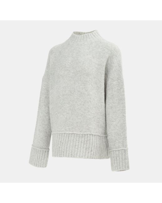 Miso Gray High Neck Jumper