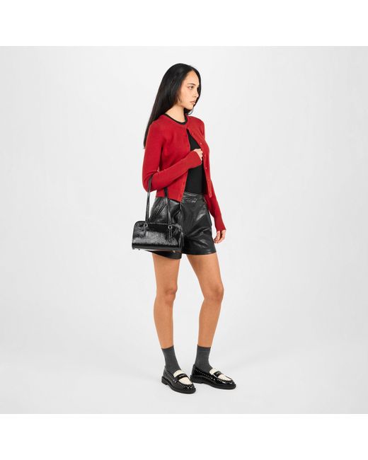 Steve Madden Black Harloe Flat Mules