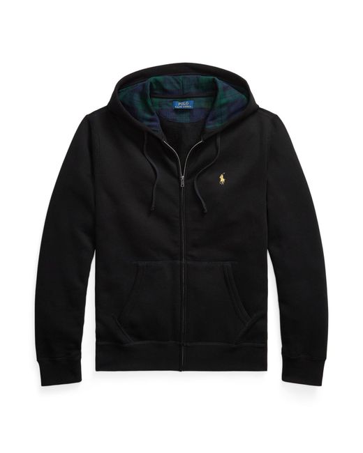 Polo Ralph Lauren Black Full-Zip Hoodie for men