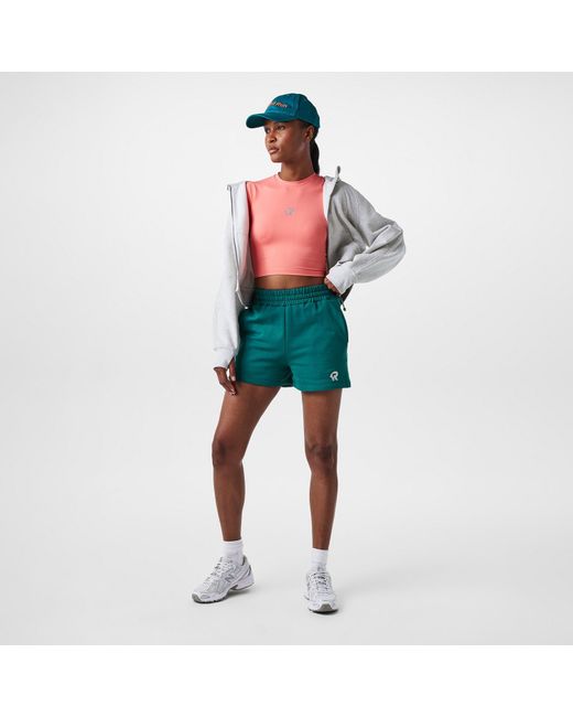 Red Run Green Shorts