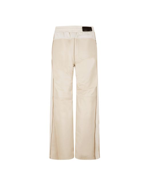 Amiri Natural Stacked Track Trousers