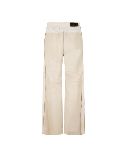 Amiri Natural Stacked Track Trousers