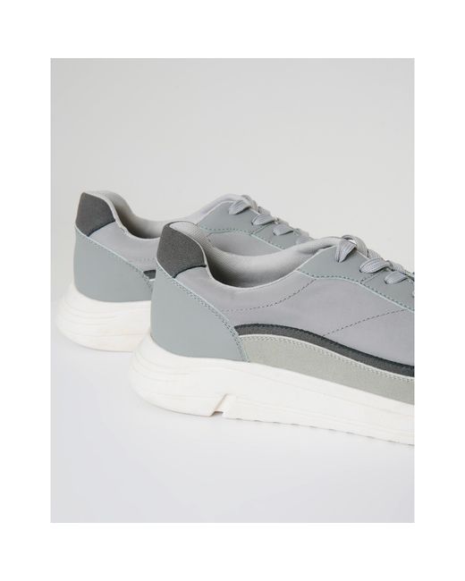 Threadbare White Ariba Trainer Casual Low-Top Trainers for men