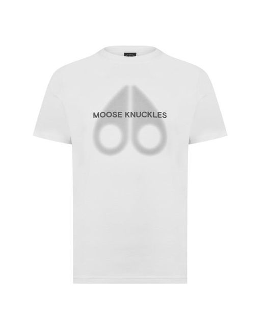 Moose Knuckles White Moose Riverdale Tee Sn44 for men