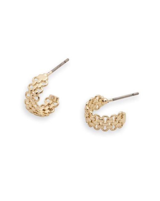 Ralph Lauren Metallic Lauren Ralph Lauren Chain Logo Duo Earrings Set