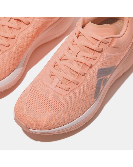 Fitflop Pink Ff Runner Mesh Trainers
