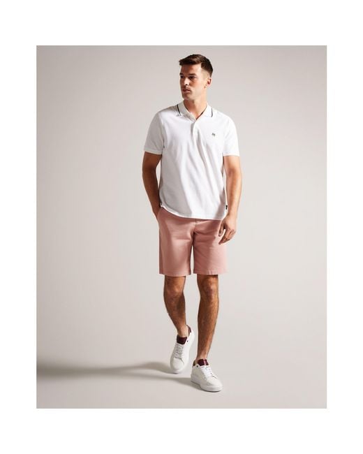 Ted Baker Pink Chino Shorts for men