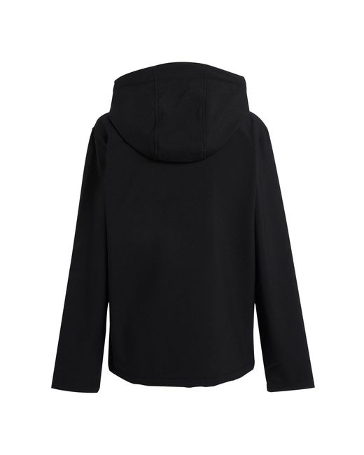 Regatta Black Navigate 2 Layer Hooded Softshell Jacket for men