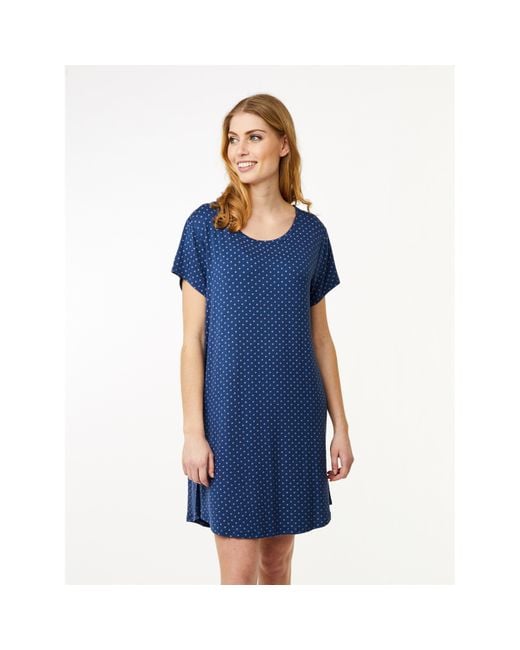 CCDK Blue T-Shirt Dress