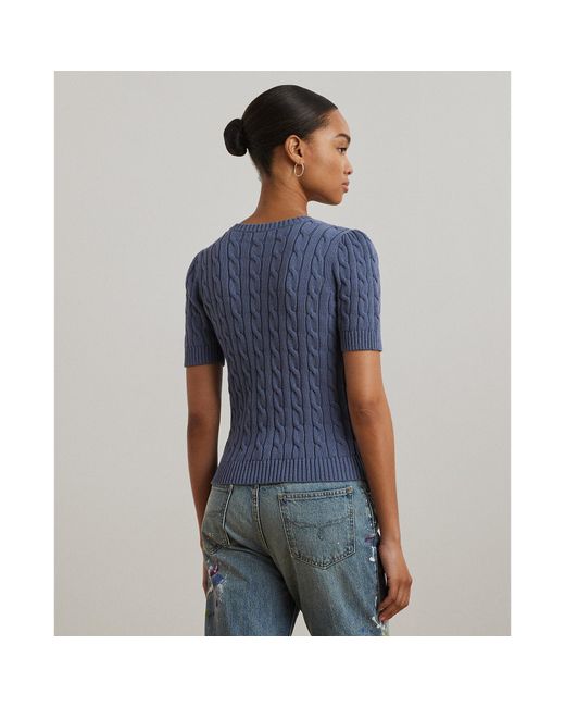 Ralph Lauren Blue Lightweight Knitted Top