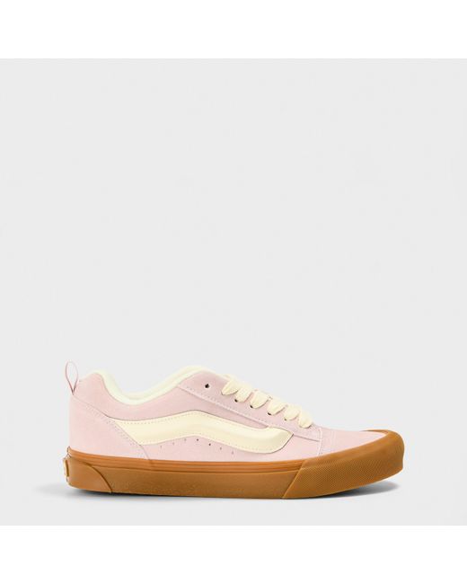 Vans Brown Adults Knu Skool Gum Canvas Trainers