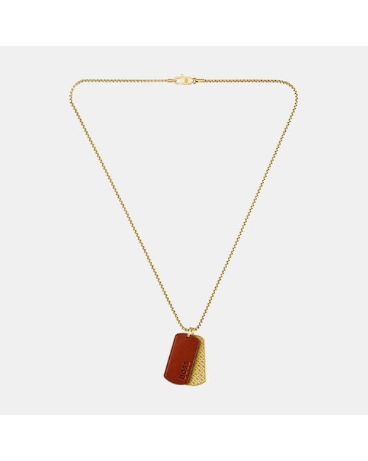 Boss Metallic Gents Devon Necklace for men